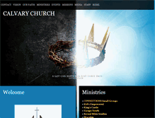 Tablet Screenshot of calvarycharlottetown.com